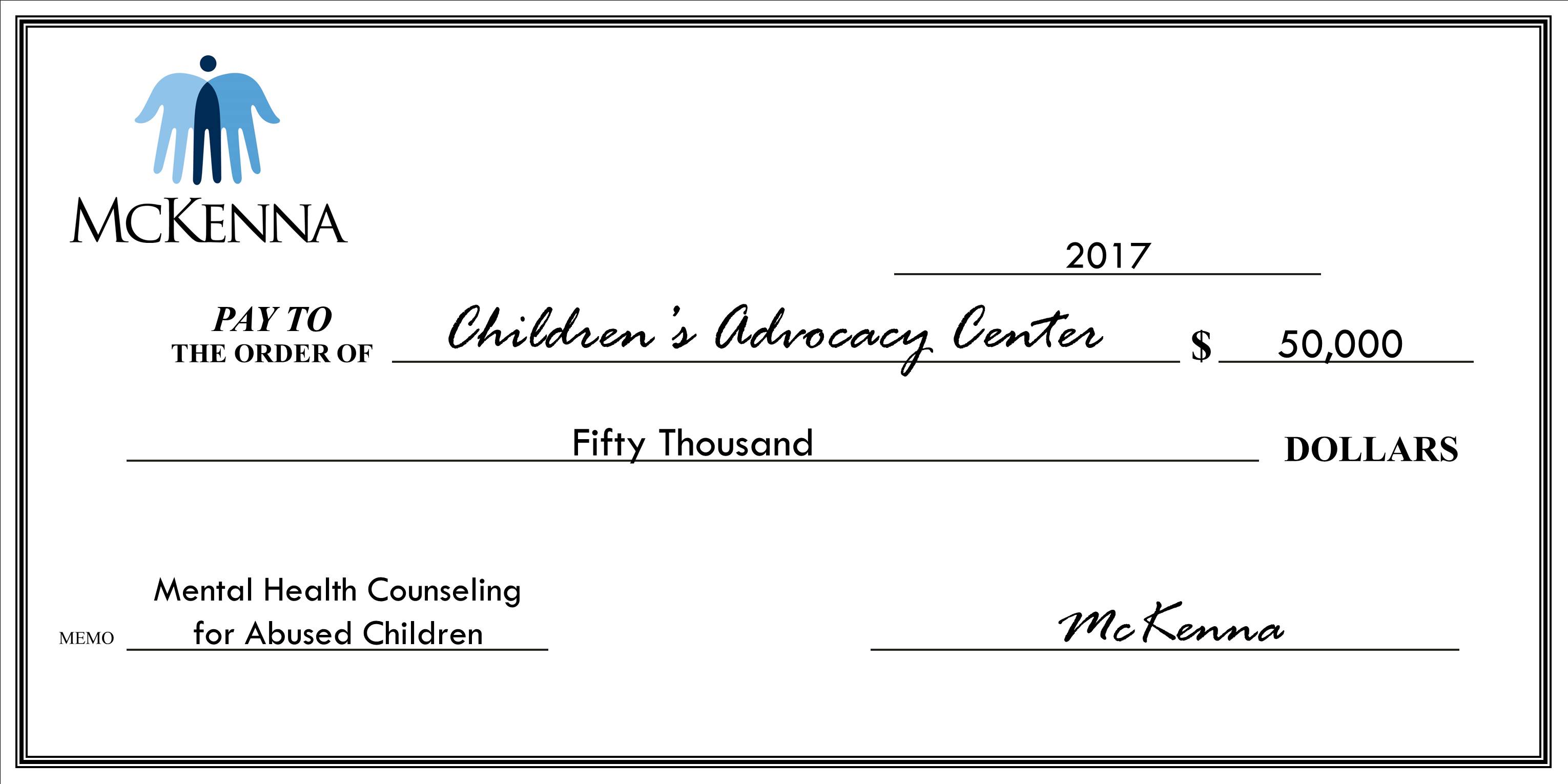 Children's Advocacy Center - $50,000