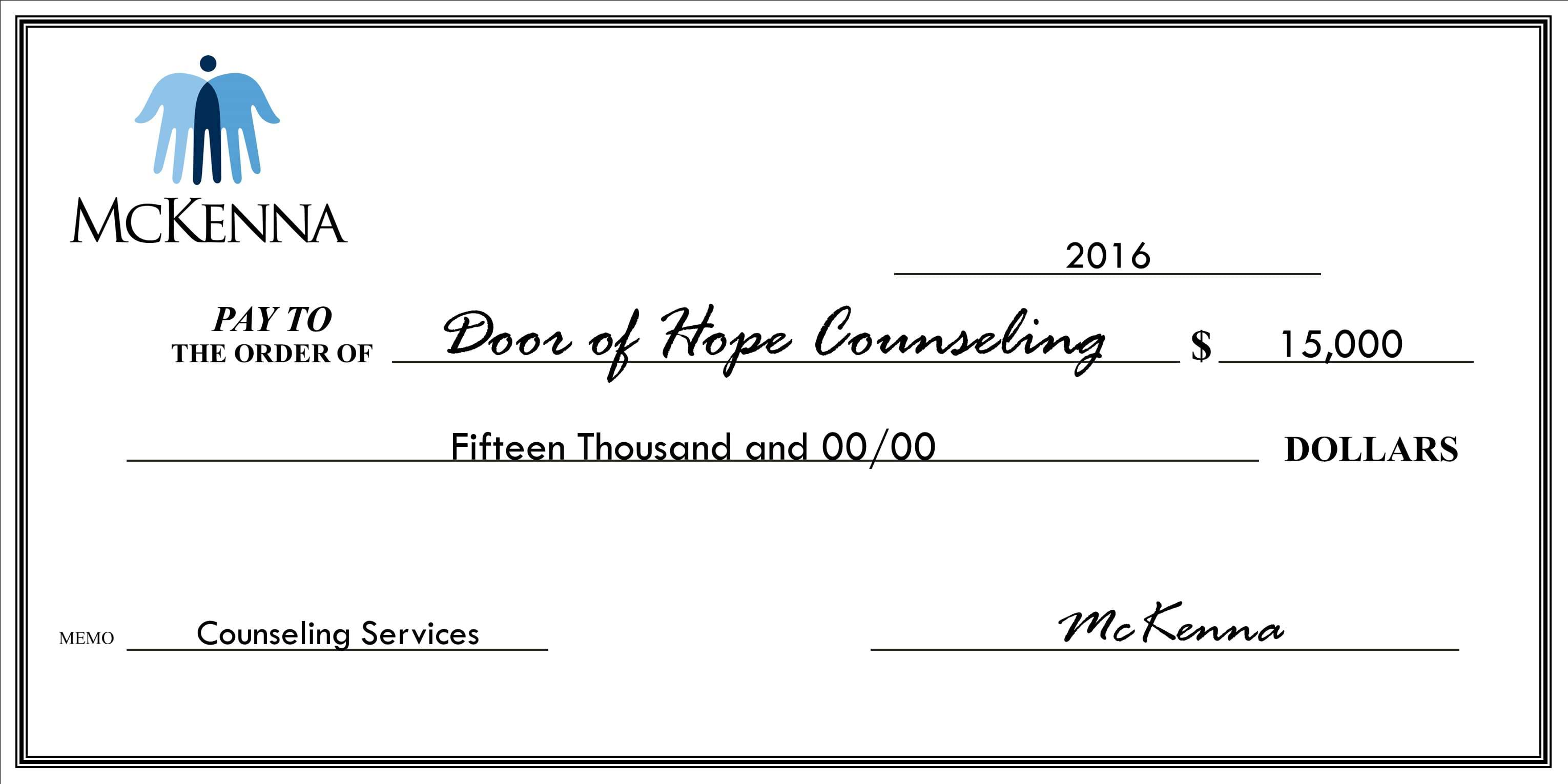 Door of Hope Counseling - $15,000